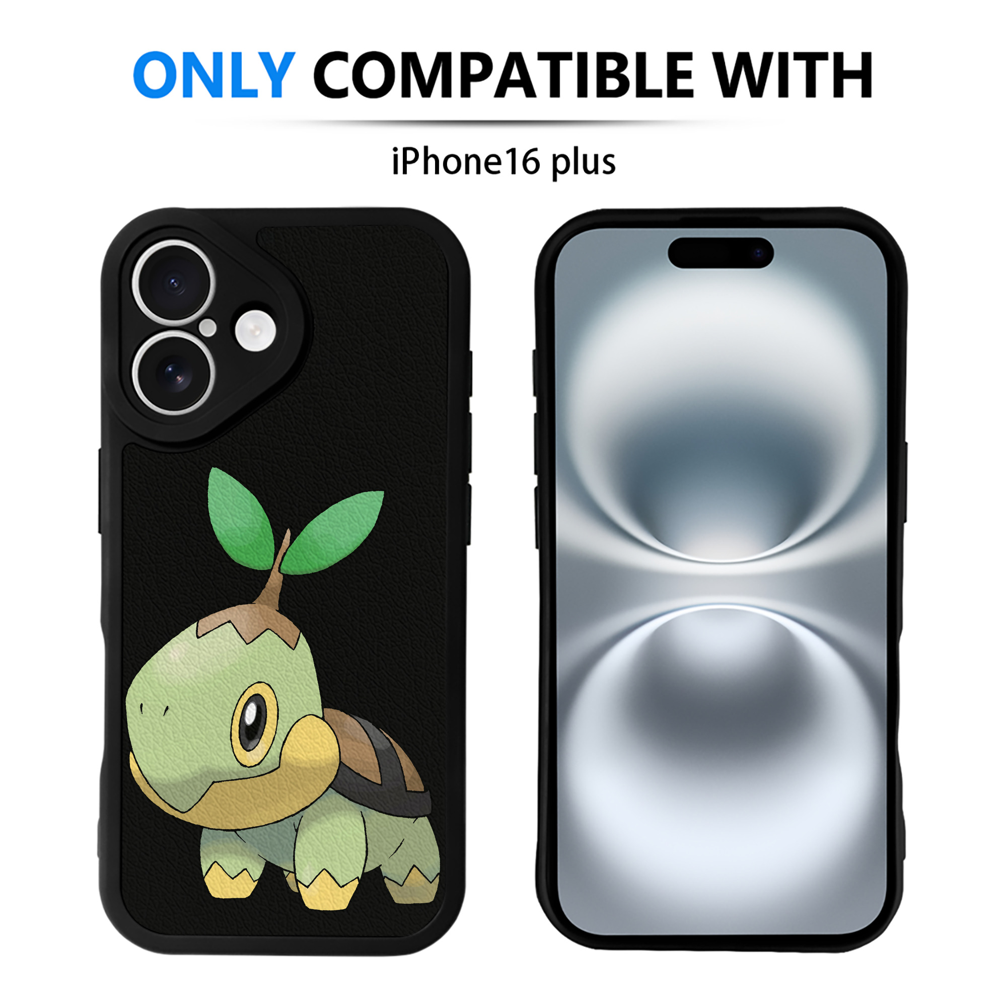（画像用） ポケットモンスター Pokémon 【iPhone 16シリーズ対応】シリコンスマホケース（レザー調） 材質：シリコン
